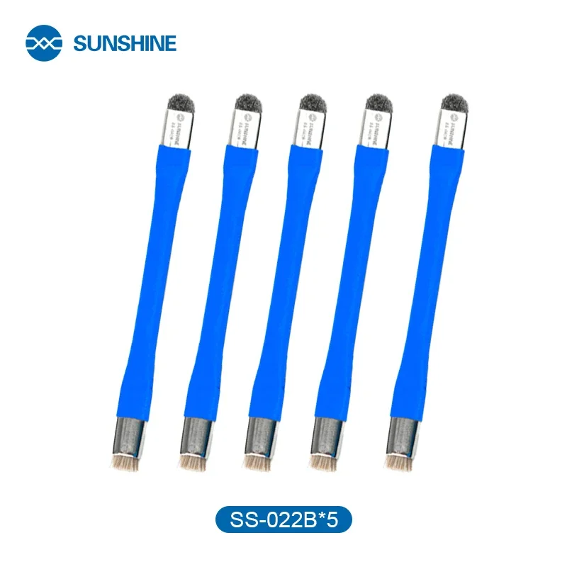 

SUNSHINE 5 шт. SS-022B Brush Антистатическая щетка для чистки материнской платы для ремонта мобильных телефонов