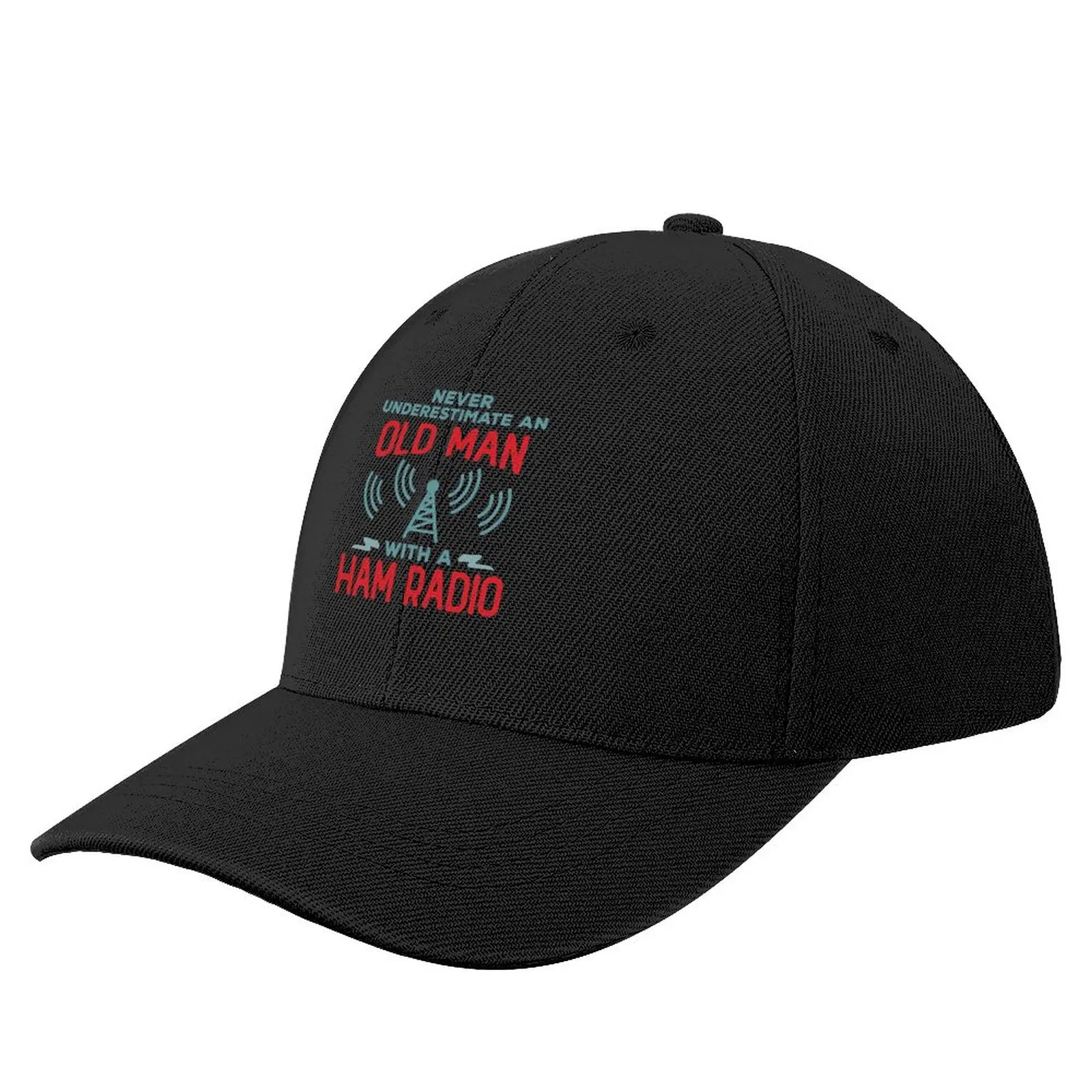 

Never Underestimate an Old Man with a Ham Radio Baseball Cap Anime Hat Beach Cosplay Rave Mens Hats Women's