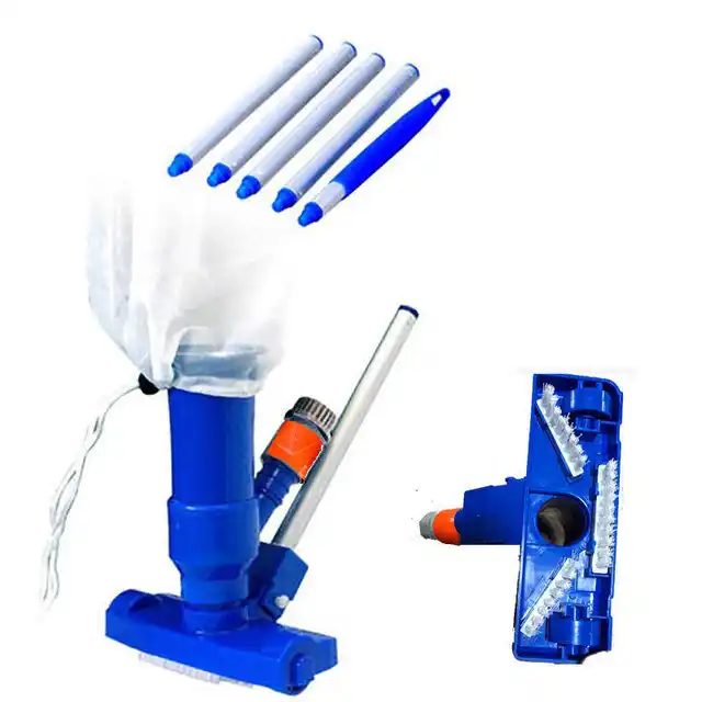 Medence Vákuum Szívófej Tisztító Szerszám Úszó Készlet Súroló Eu Dugó - Image 2