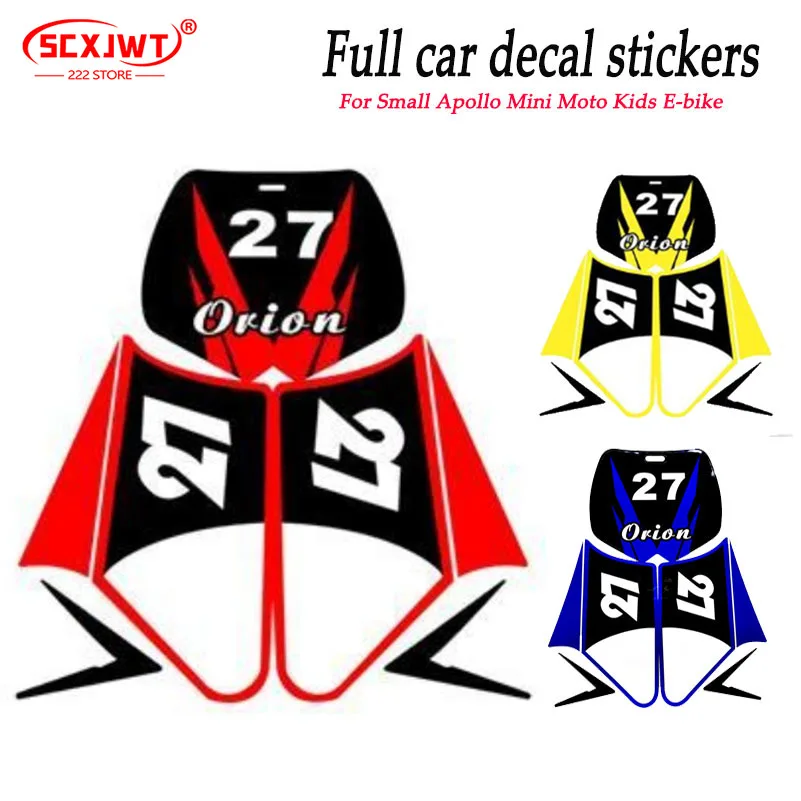 Full-car-decal-stickers-For-Small-Apollo-Mini-Moto-Kids-E-bike-Dirt-Pit ...