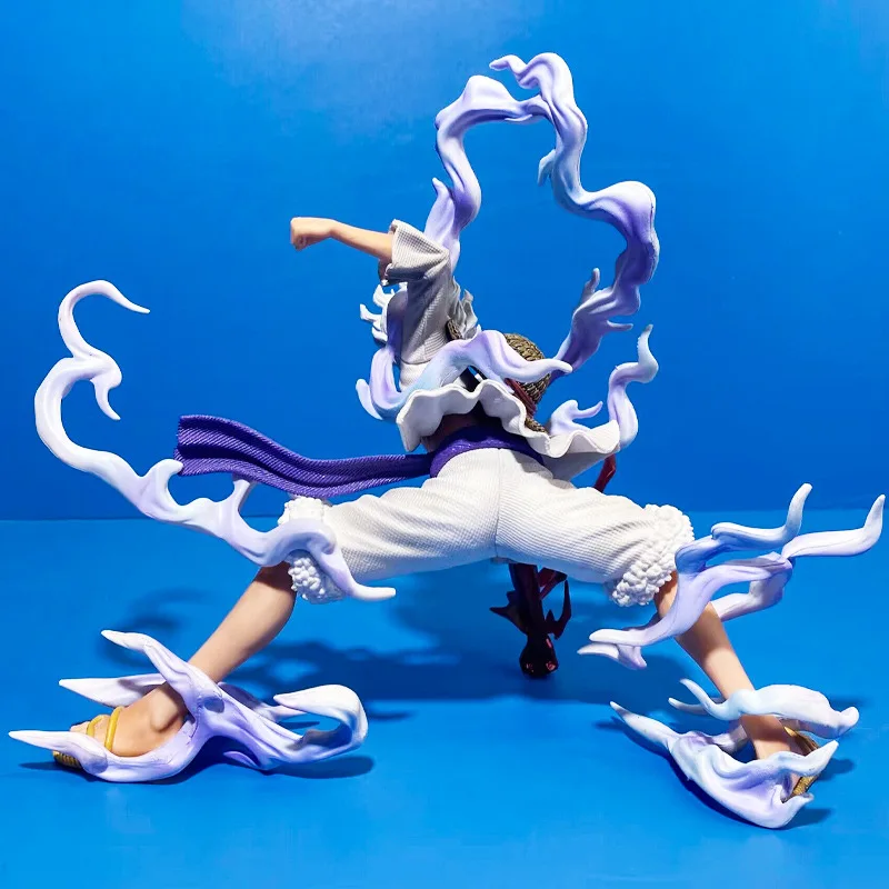 

Anime One Piece Figure Luffy Gear 5 Action Figure Sun God Luffy Nika 17cm Pvc Action Figurine Statue Collectible Model Doll Toys
