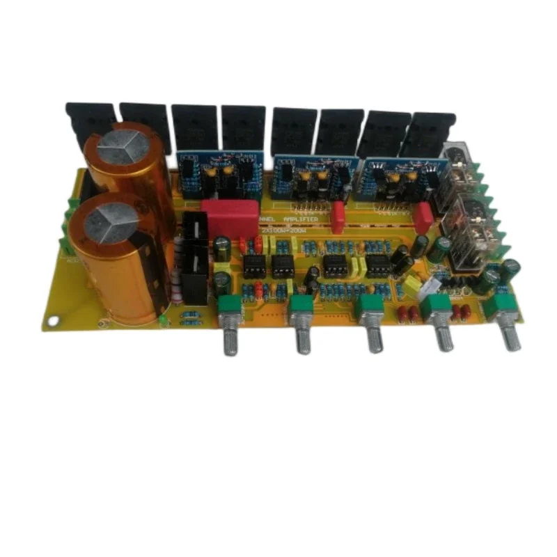 

Toshiba TTC5200 TTA1943 Tube Dual AC32V 2.1 Channel 100W*+200W Rear Stage Audio Amplifier Board With Preamp Tone Tuning