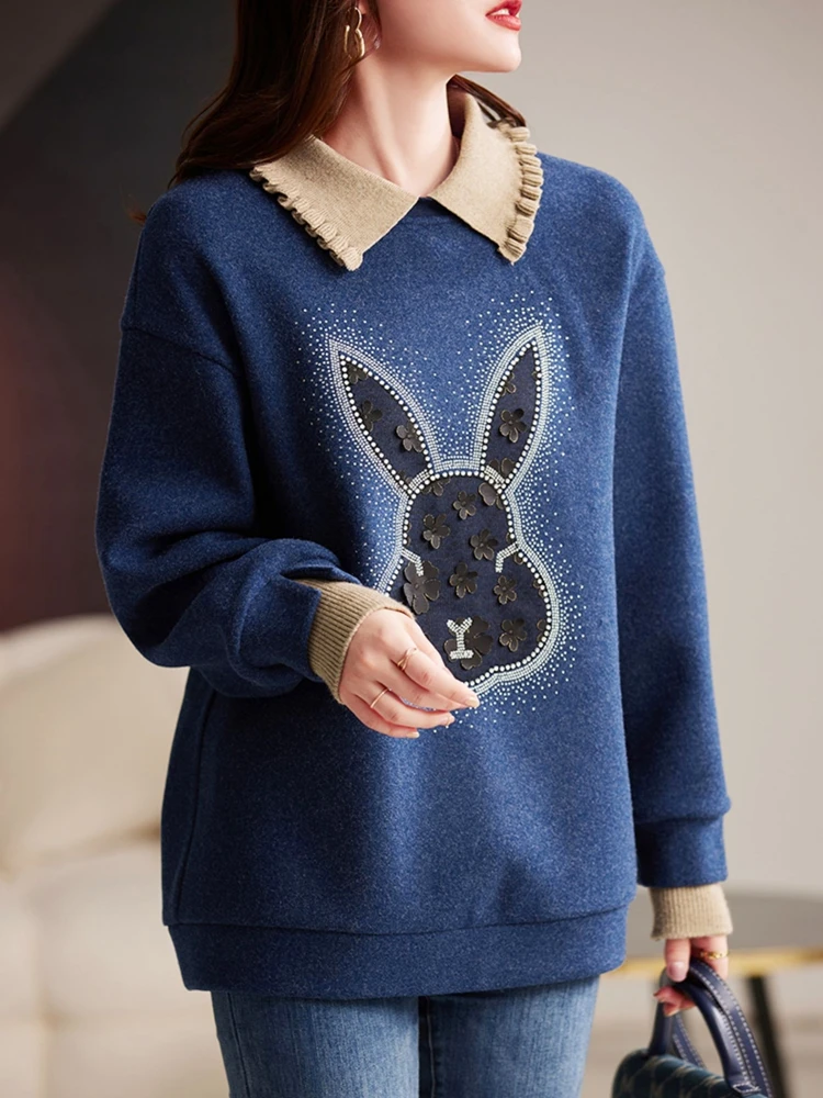 

BOBOKATEER Loose T-shirt Female Clothing Long Sleeve T Shirt Women Sweatshirt Woman Tshirts New Fashion Chemise Femme Tops Mujer