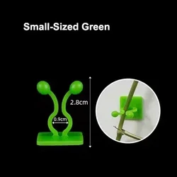 Versatile Garden Plant Clips for Pots & Outdoor Décor (Green Small - Sized)