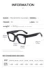 Oversized Square Reading Glasses Women Men Hyperopia Eyeglasses Prescription Diopter Eyewear +1.5 +2 +2.5 +3 +3.5 6