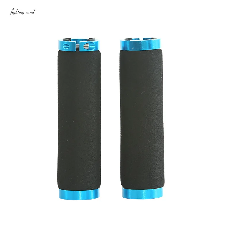 Bicycle Grips Sponge Handle Cover Unilateral Bilateral Lock Soft Non-slip Sweat-absorbing Ultraight Cycling Handlebar 1 Pair
