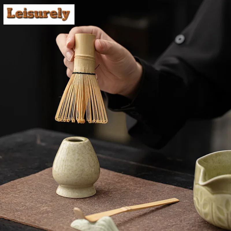 Sunflower Tea Set Complete Set Japanese Matcha Set Kit Green Tea Powder Tea Maker Home Tea-making Tools Kitchen Supplies Craft