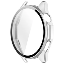 Premium HD Tempered Glass & PC Protective Case for Huawei Watch GT6 Series (Silver)