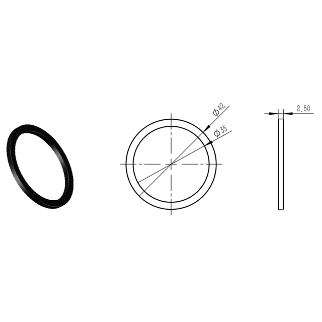 2,5Mmx4Db Alumínium Alsó Konzol Adapter A Bafang Bbs01 Bbs02 Bbshd Tömítés Mosó Forgattyúk Forgattyúta Bb Spacer - Image 6