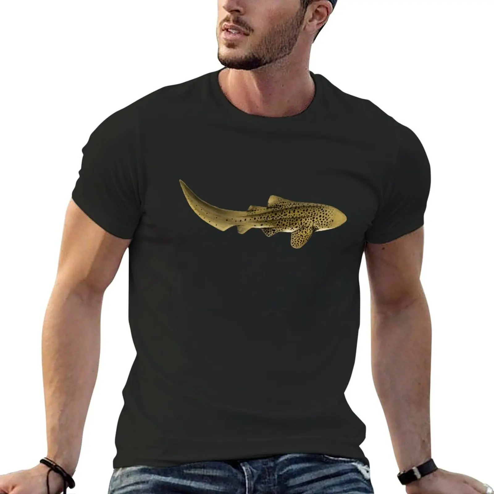 

LEOPARD / ZEBRA SHARK T-Shirt customs design your own cotton graphic tees cheap stuff graphic tee shirt t shirts for men
