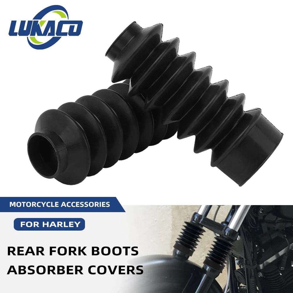 Per Harley Dyna Fxd Sportster Xl 39Mm Foro Tubo Moto Anteriore Forcella Protezione Copertura Protezione Forcella Ghetta Gators Stivali Accessori