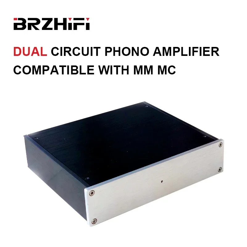 

Усилитель звука BRZHIFI с двойным контуром, аудиоусилитель, совместимый с поворотным механизмом MM MC, усилитель звука для домашнего кинотеатра