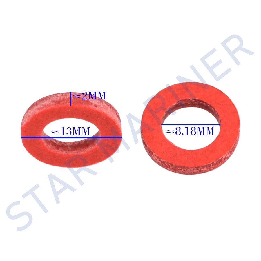 90430-08020-0 RED GASKET Plastic Lower Unit Oil Drain Screw50PCS 90430-08020-00 For Yamaha Parsun boat motor 90430-08003