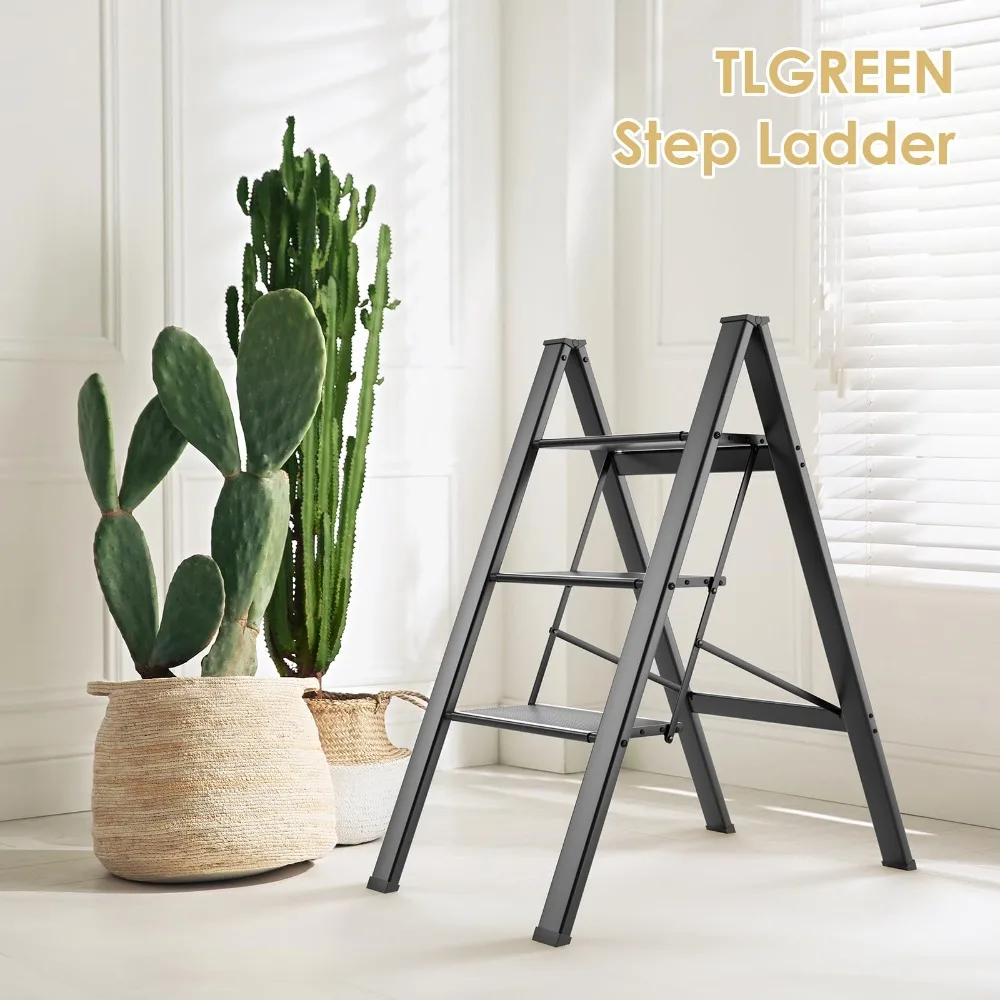Folding Lightweight Stepladder Step Ladder Simplicity Thick Portable Home Ladder MultiPurpose Pedal Kitchen