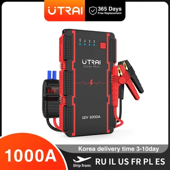 UTRAI 1000A Jump Starter Power Bank dispositivo di avviamento Booster di emergenza portatile per Booster batteria di emergenza per piccoli camion 12V