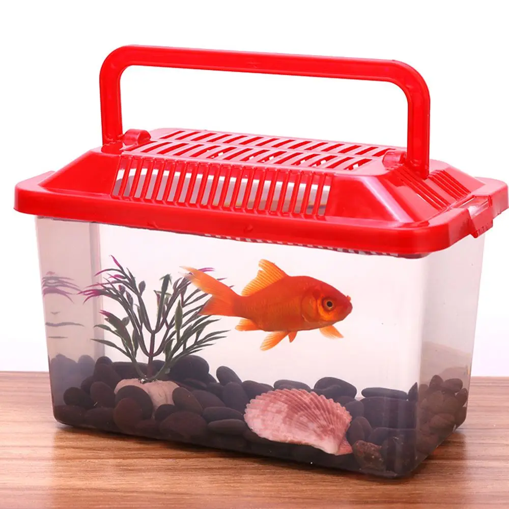 Portable Transparen Feeding Aquarium fish aquarium