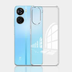Clear Silicone Soft Protective Phone Case - Transparent Bumper Cover for ZTE Nubia Neo 5G (Clear)
