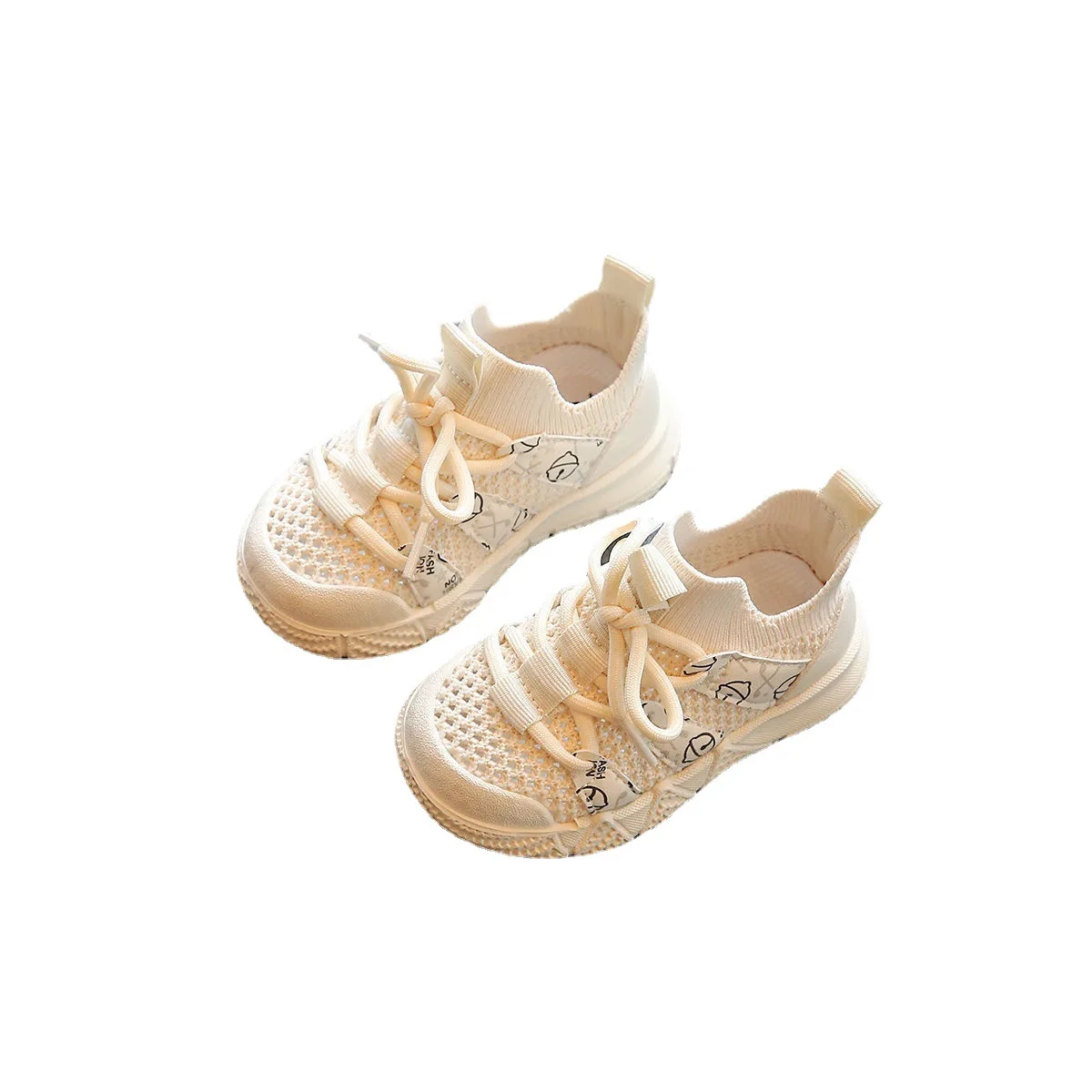 Size 15-25 Baby Girls Shoes Boys First Walkers Infant Toddler Sneaker Rubber Soft Sole Newborn Booties Slippers