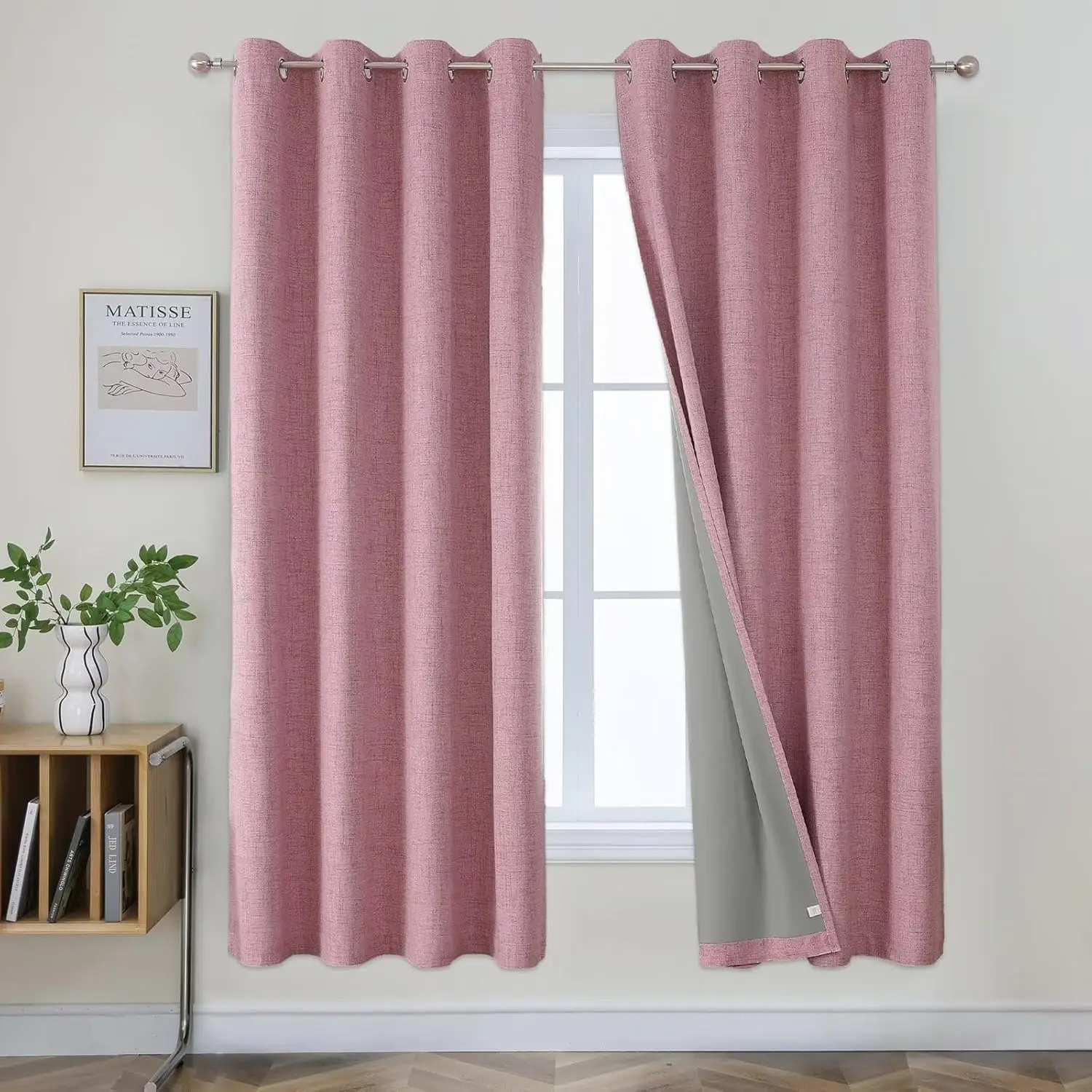 Textured Thermal Blackout Curtains 4