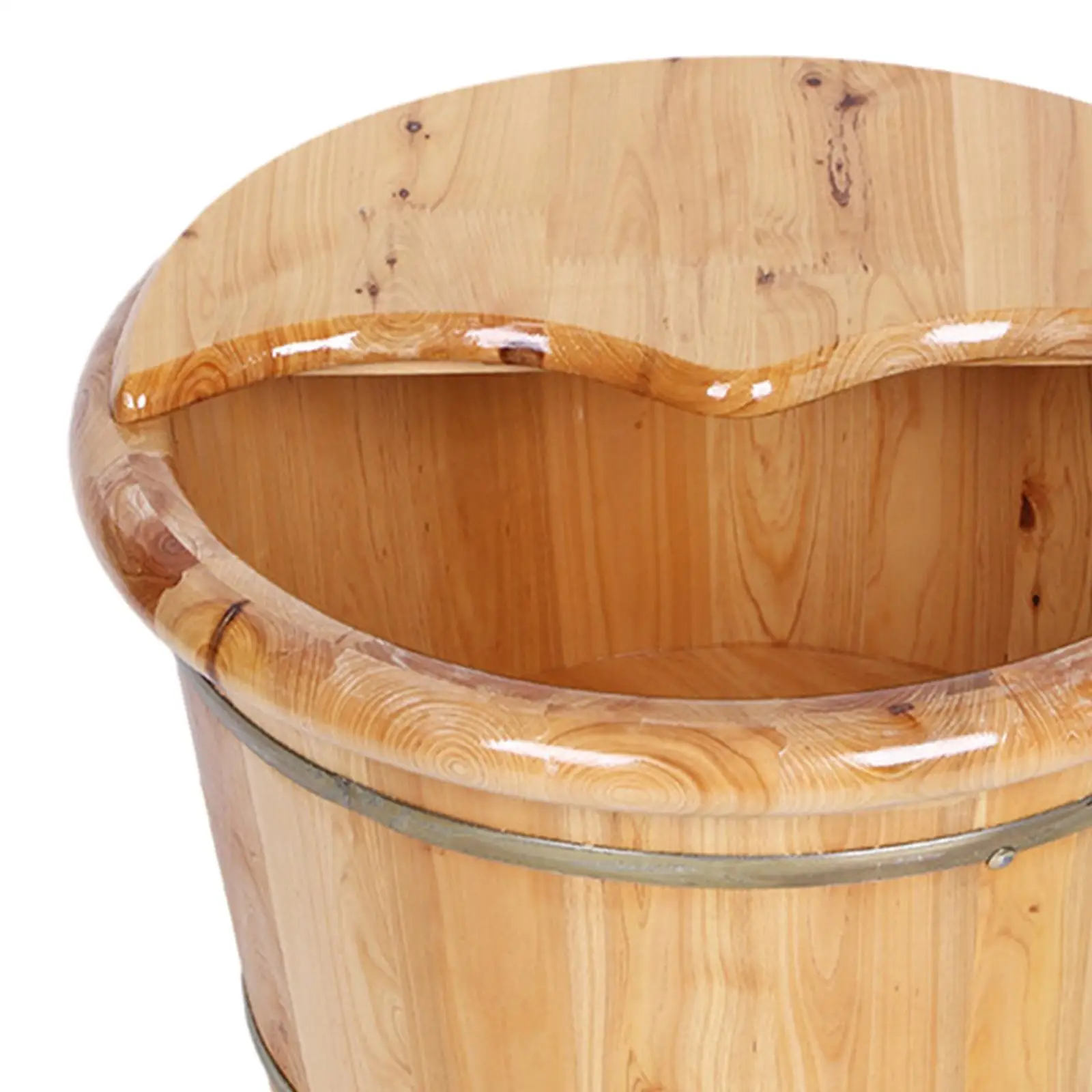 Foot Wash Bucket Home Foot SPA Wood Foot Footbath Bucket Foot Bath Barrel for Women and Men Sauna Bathroom Outdoor Soaking Feet