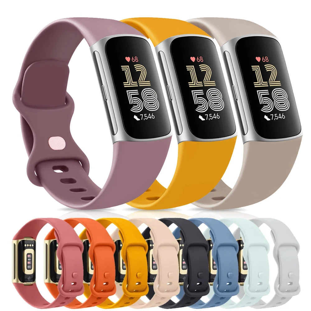 Bracelet Smartwatch pour Fitbit Charge 5 6, bracelet de montre réglable, bande de remplacement Correa