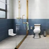 Wall-mounted Shower Seats Plastic Folding Bath Chair Multi-functional Shower Room Bath Porch Sitting Stool Home Non-slip Chair 4