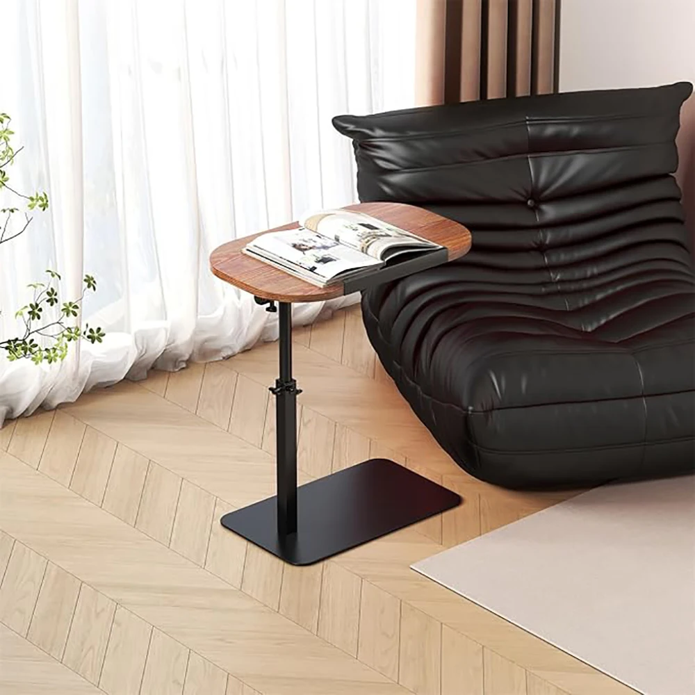 Minimalist Height Adjustable End Table, Side Table Sofa Tray for Couch 360&deg; Swivel Laptop Stand ,for Couch Bedside Hospital