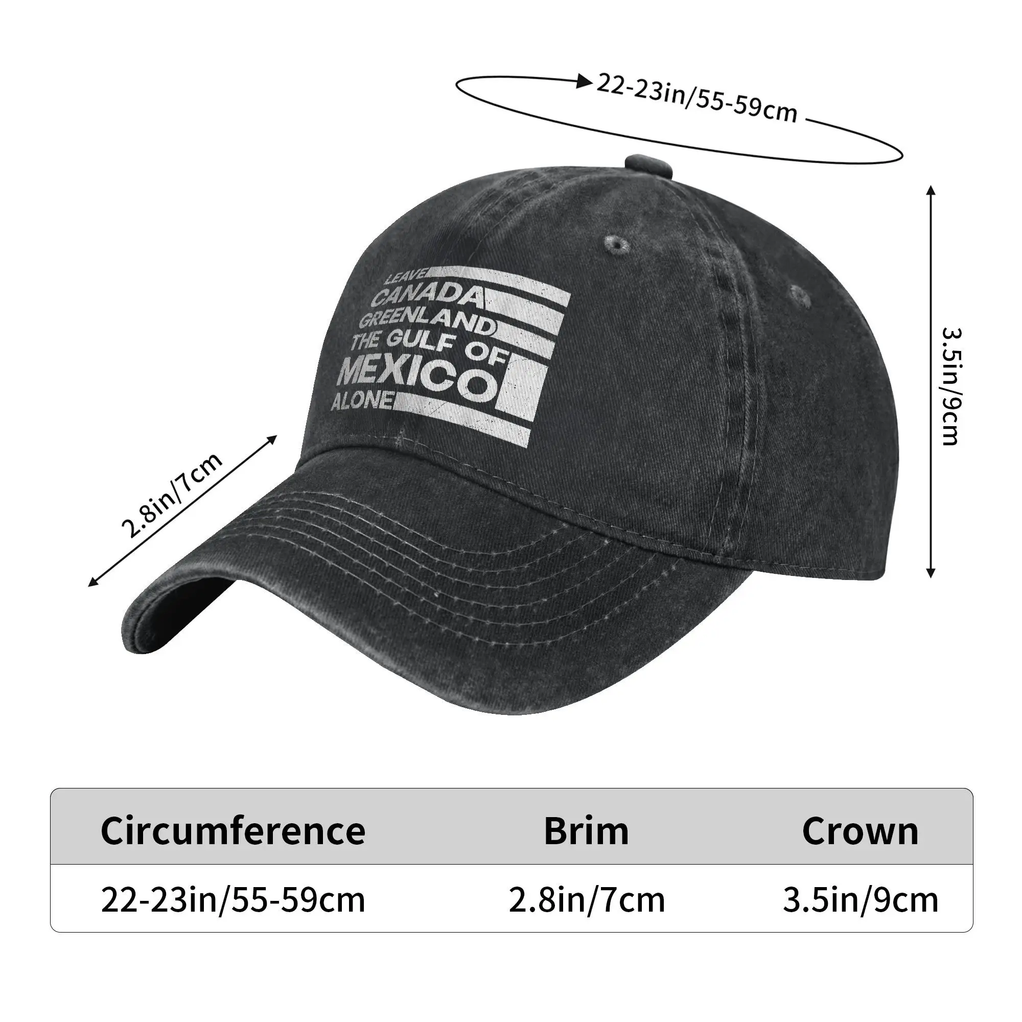 Snapback Hat For Men & Women - Adjustable Flat Bill Trucker Cap, Cotton, Black, One Size Fits Most