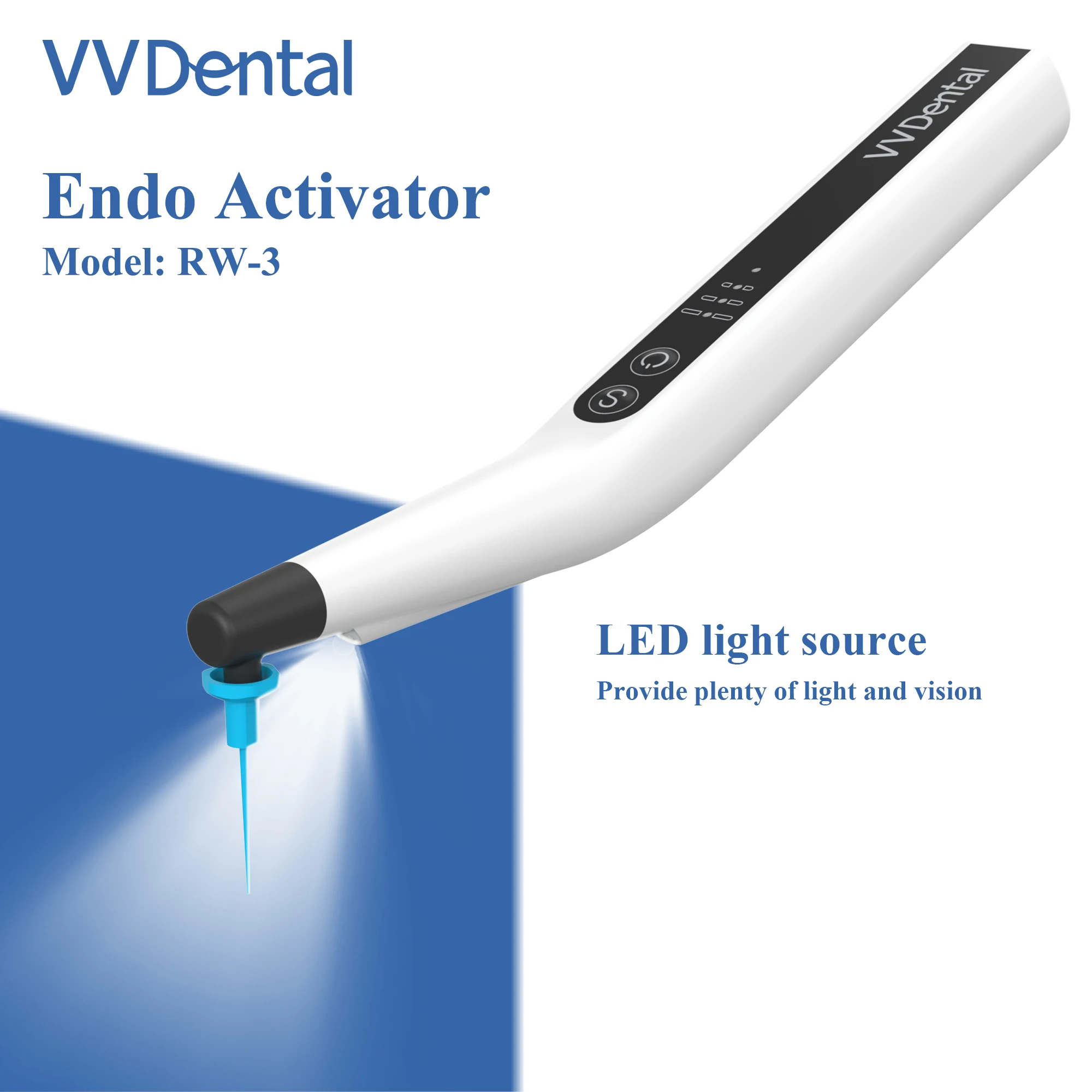 Vvdental Sonic Irrigator Tips Endo Activator Con Led Ligh Per Root Canal Sonic Irrigator Endodontic Tools Odontoiatria Instruments