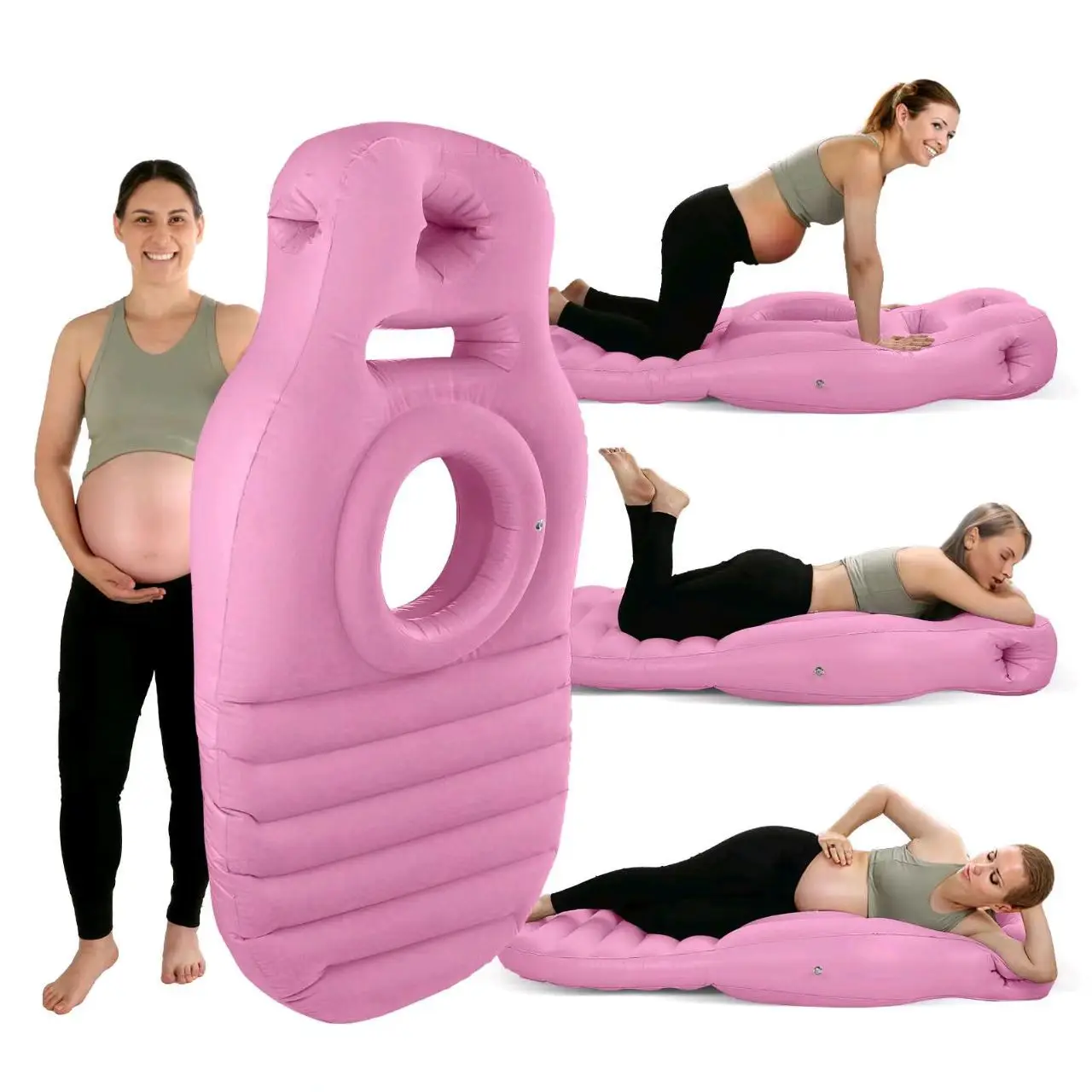 Inflatable Pregnancy Pillow Yoga Mat For Pregnant Women Inflatable Mat Mattress Pregnancy Maternity Body Bed Pillow Sleeping Mat