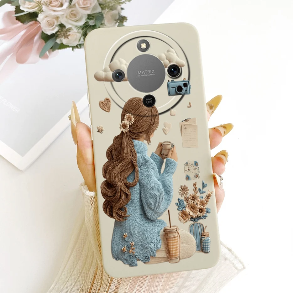 Cool Cat Painted Soft Silicone Case - Stylish Protection
