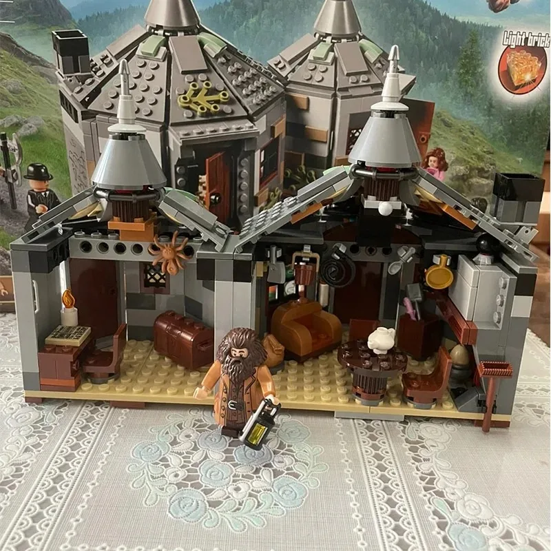 New 496pcs Moc Magical World Wizards Hagrid's Hut Building Blocks Toy Model For Boys Girls Adult Birthday Gift Compatible 75947