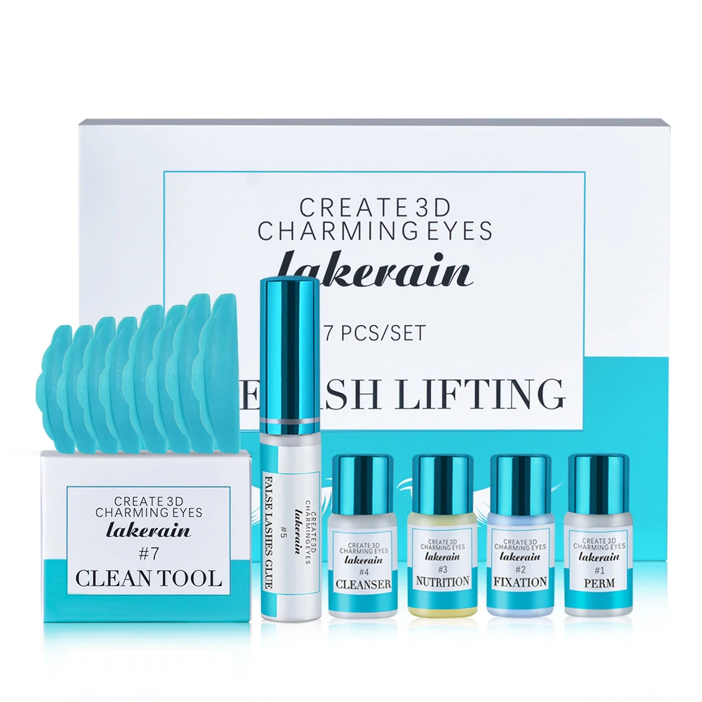 

Quick Dry Eyelash Glue Perming Kit Eye Lashes Extension Lifting Set With Rods Glue Eyelash Growth Serum Lash Lift Curler