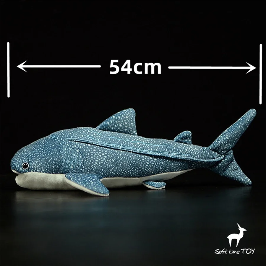 Whale Shark High Fidelity Anime Cute Ocean Plushie Gaint Fish Plush Toys Lifelike Animals Simulation Stuffed Doll Kawai Toy Gift 2