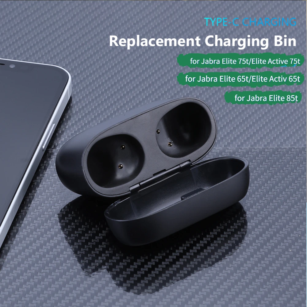 Wireless Charging Box for Jabra Elite/Elite Active 85t 65t 75t BT