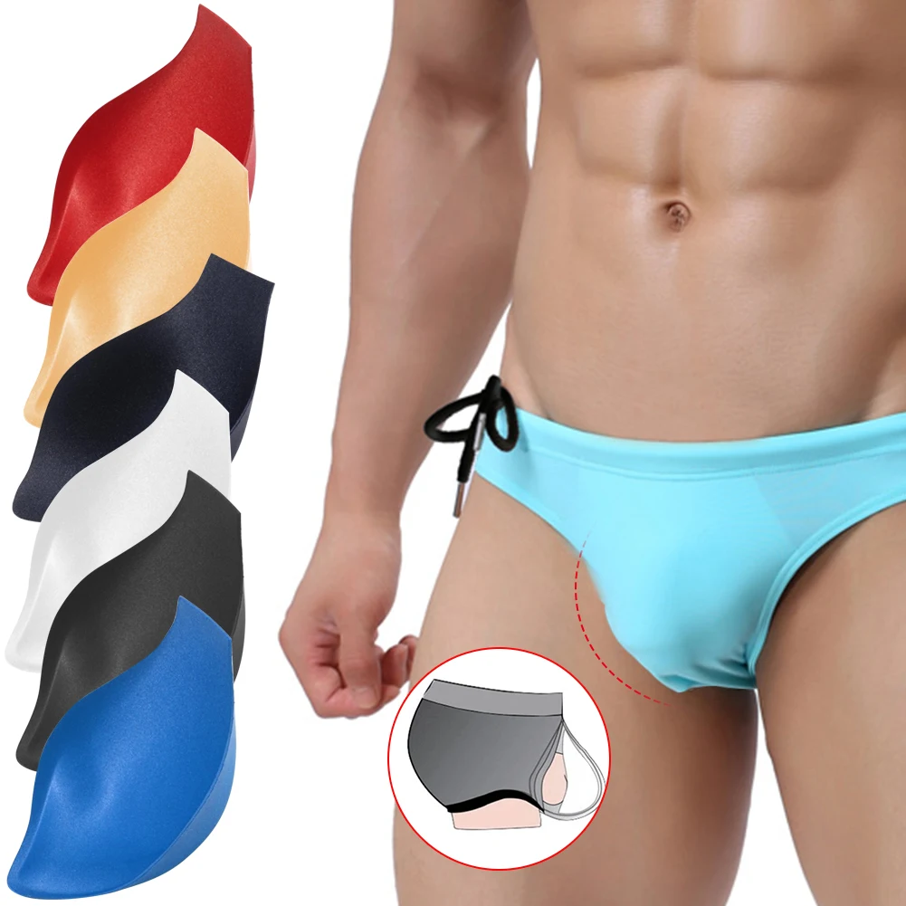 Swimsuit Pouch Pad 1PC For Men 3D Shaping Inside Underwear Front Protection Swimming Sponge