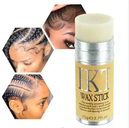 Hair Wax Stick For Black Women Wig With Slick Back Brushes Comb Sleek Stick Gel Pomade for Flyaway Hair Wig Styling Accessories 6