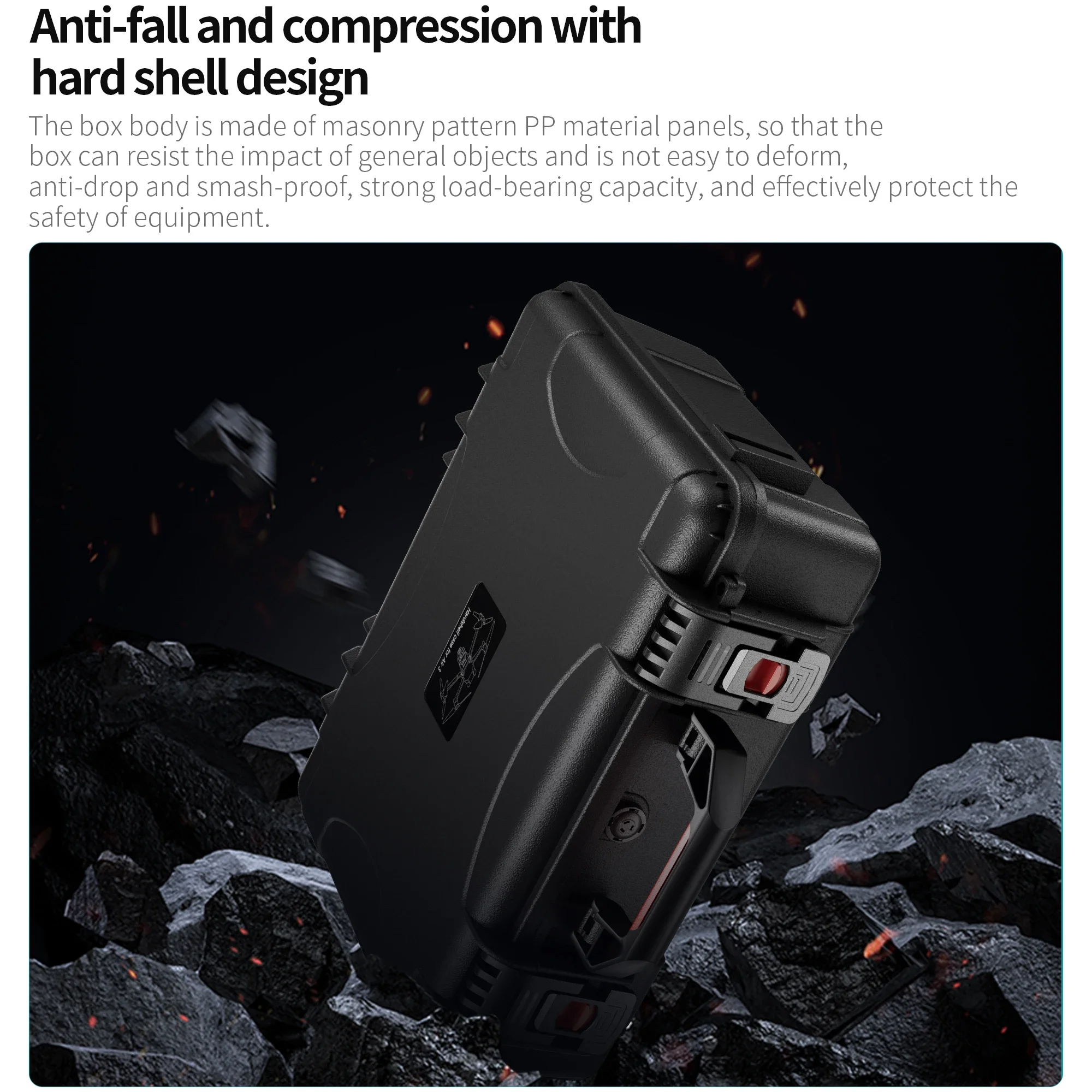 Drone Case For DJI Air 3 Accessories Hard Carrying Case Waterproof Storage Box Portable Suitcase with DJI RC 2/RC-N2 Remote Controller Box