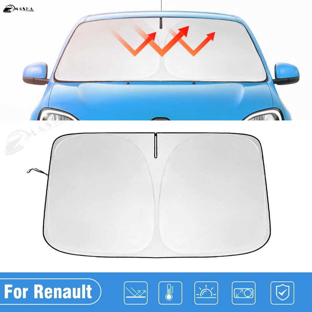 Parabrezza Per Auto Parasole Per Renault Twingo 1 2 3 2015-2023 Visiere Auto Finestra Anteriore Parasole Parasole Accessori Coche