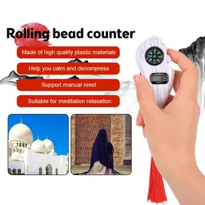 Hand Tally Counter Digital Display Mini LCD Electronic Finger Counters  Mechanical Manual Clicker Tasbhee Tasbih Gift P15F