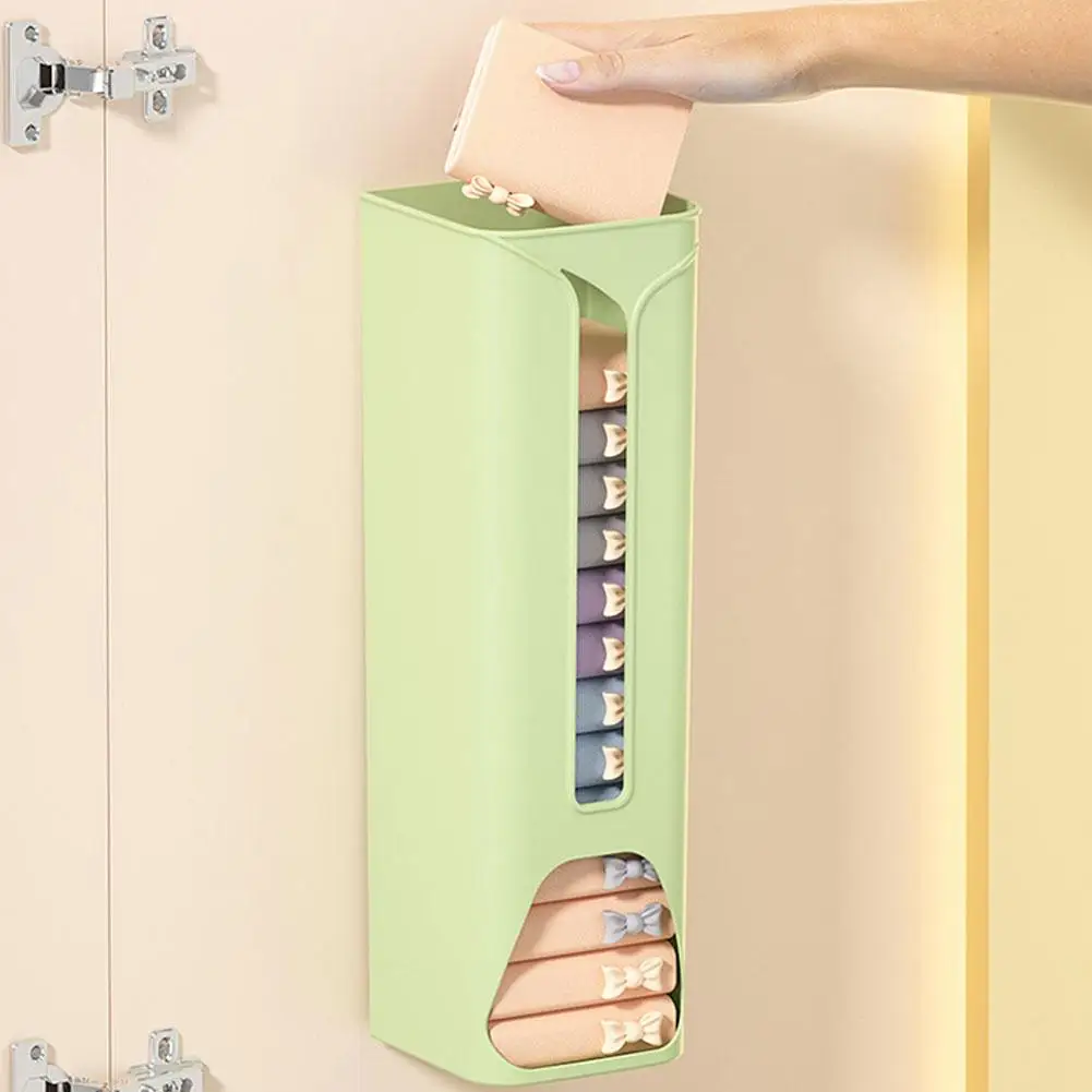 벽걸이 속옷 보관함, 팬티 양말 정리함 가방, 가정용 쓰레기, 가정 용품, 디펜서 T9Y0 