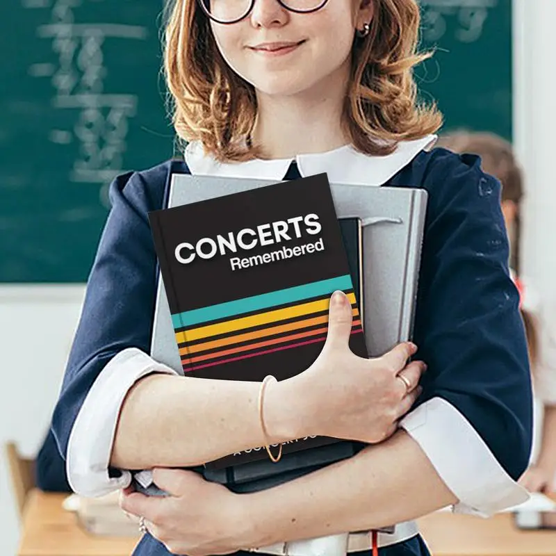 Writing Notebook Simple Journal Concert Notepad Creative Writing Journal Binder Notebook Organizer Hand Ledger for Paperback