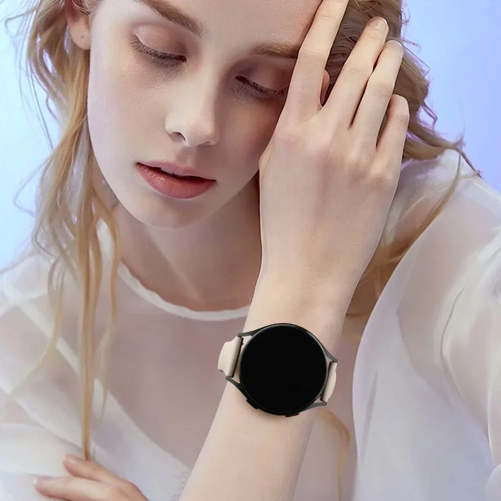 Sleek 20mm Thin Silicone Watch Band Strap - Versatile & Stylish
