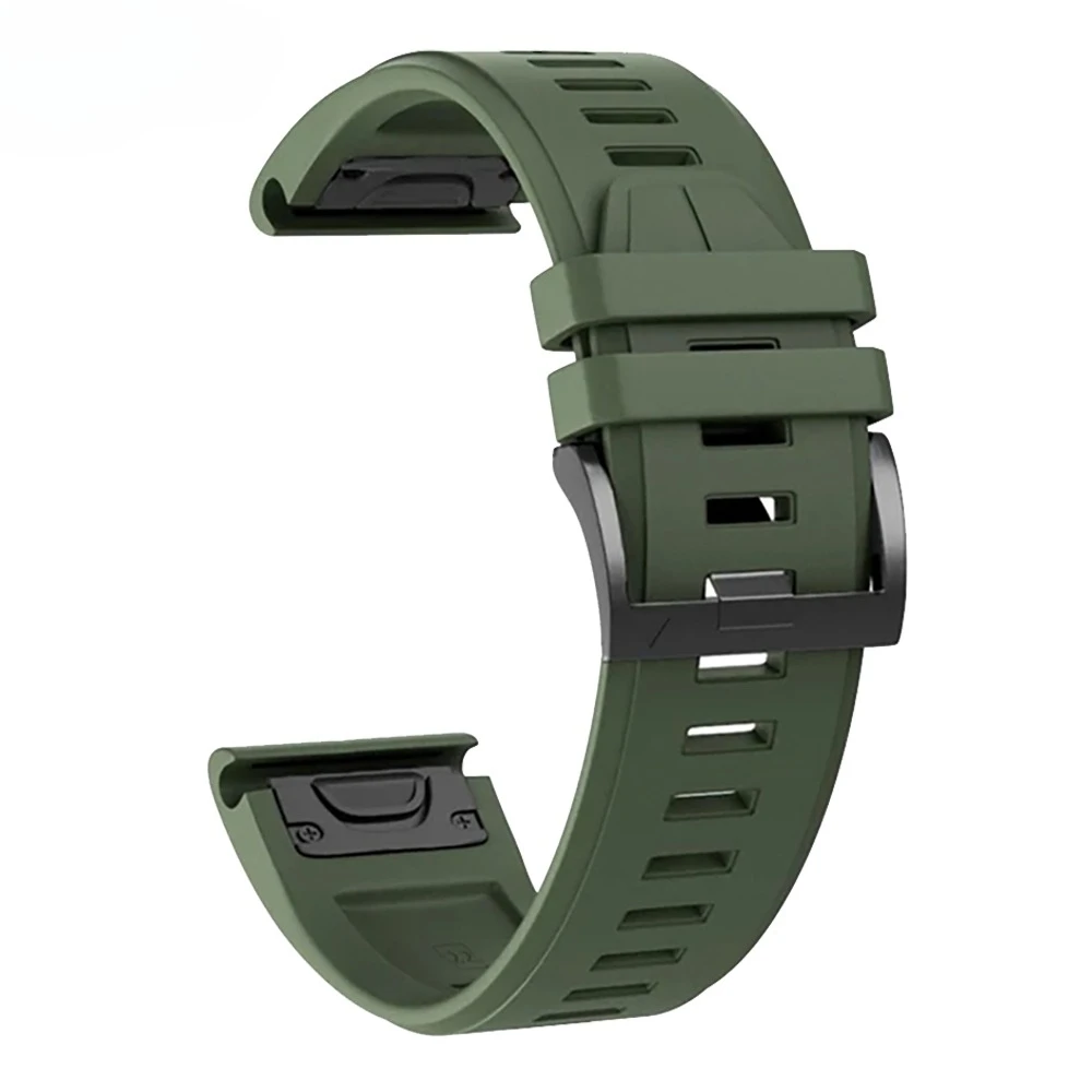 Durable Sports Watch Band with Quickfit Rubber Strap - 26/22mm
