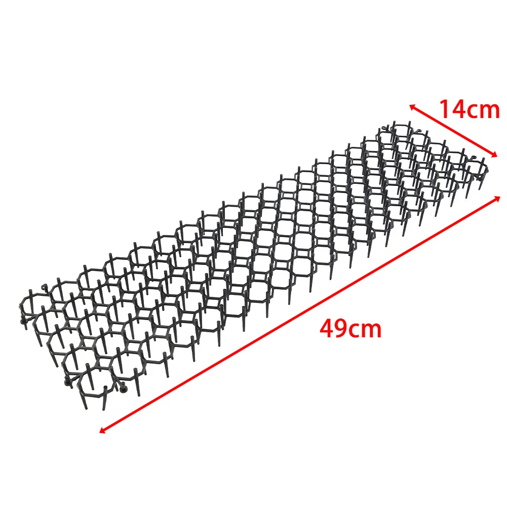 

10 шт., прочные коврики из АБС-пластика, 19,29x5,51 дюйма, 49x14x2,8 см