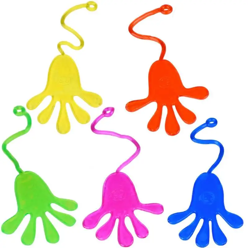 10pcs Stretchy Sticky Hands Toys Party Favor Sticky Fingers