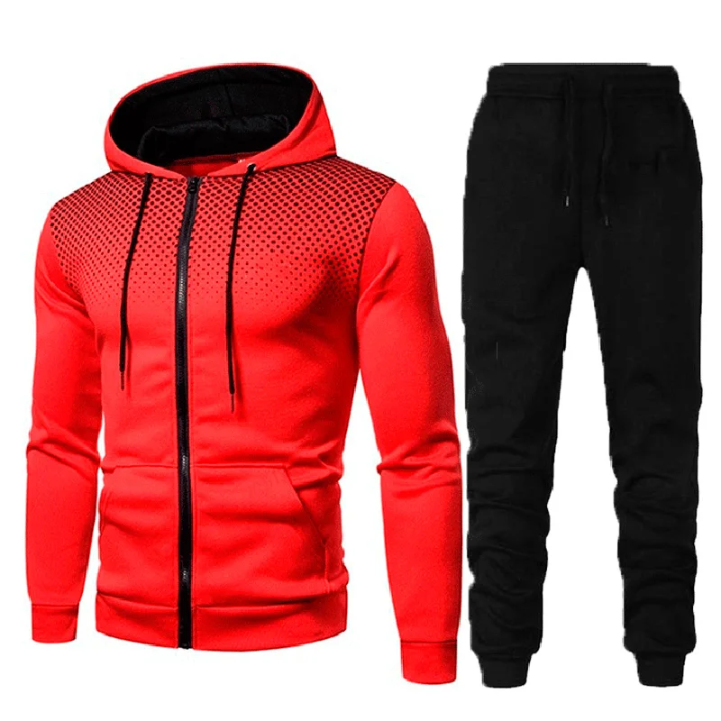 

2023 New Autumn 2 Piece Sportwear Set Men Clothing Men's Casual Sweatshirts + Pants 3D Printed Hoodies Mens Tracksuit MY240
