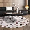 European Round Carpet Living Room Light Luxury Room Decor Rugs for Bedroom Home Decoration Tatami Mat Lounge Rug Chair Mats 6