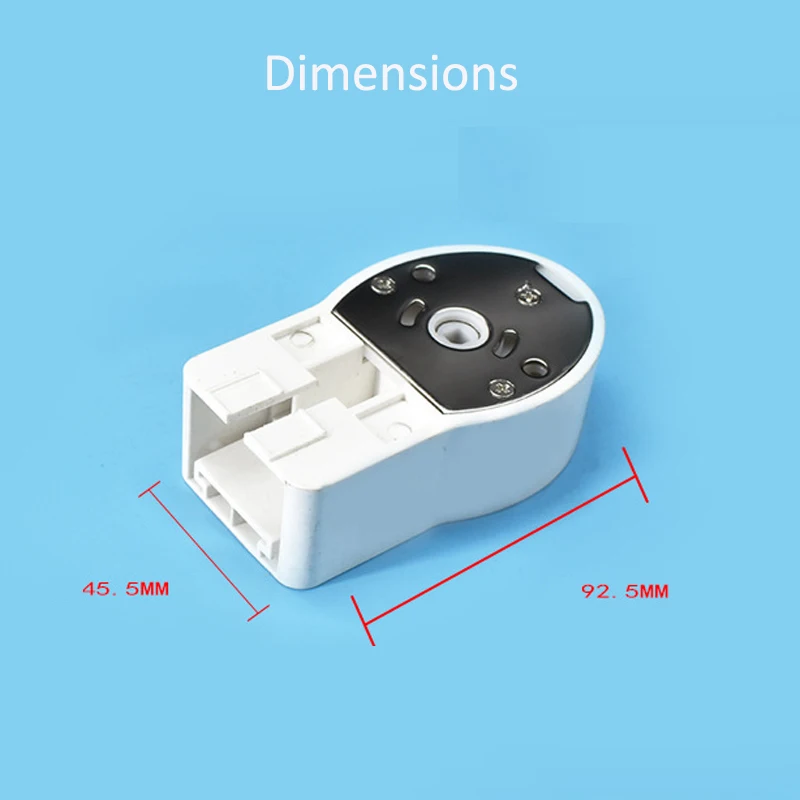 Accessoires de rideau électrique, boîte de Transmission, 1 paire, A-OK 68, extrémité principale de la voie Jialisi, boîte d'entraînement silencieuse LaoShangFei Rail