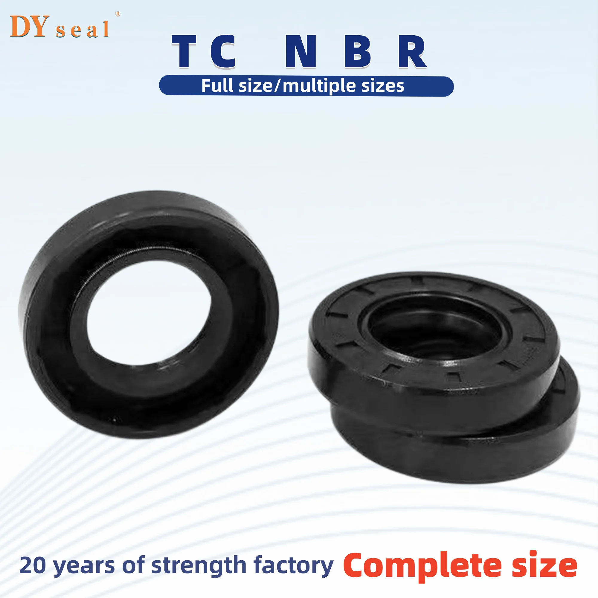 

2pcs NBR Shaft Oil Seal TC- 28*48/49/50/51/52/53/55/56/57/58/60/62*4/5/6/7/8/10mm Nitrile Rubber Covered Double Lip With Spring